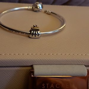 Pandora two toned clutch purse (charm only)